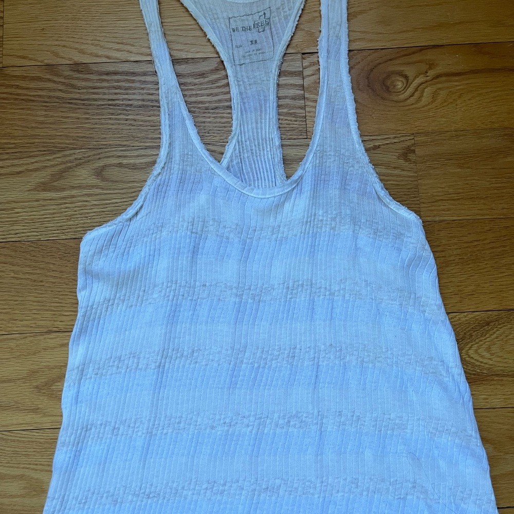 We the Free white and cream tunic, perfect for summer!